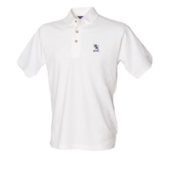 RHYC Premium Cotton WHT Polo Shirt Thumbnail